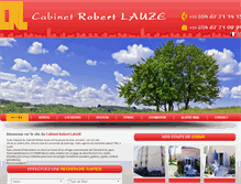 Tablet Screenshot of cabinetlauze.com